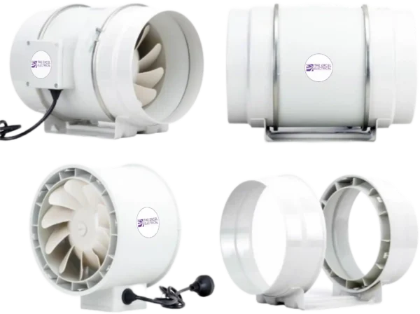 HF Diagonal Flow Duct Fan | High Efficiency & Low Noise Ventilation - Image 2