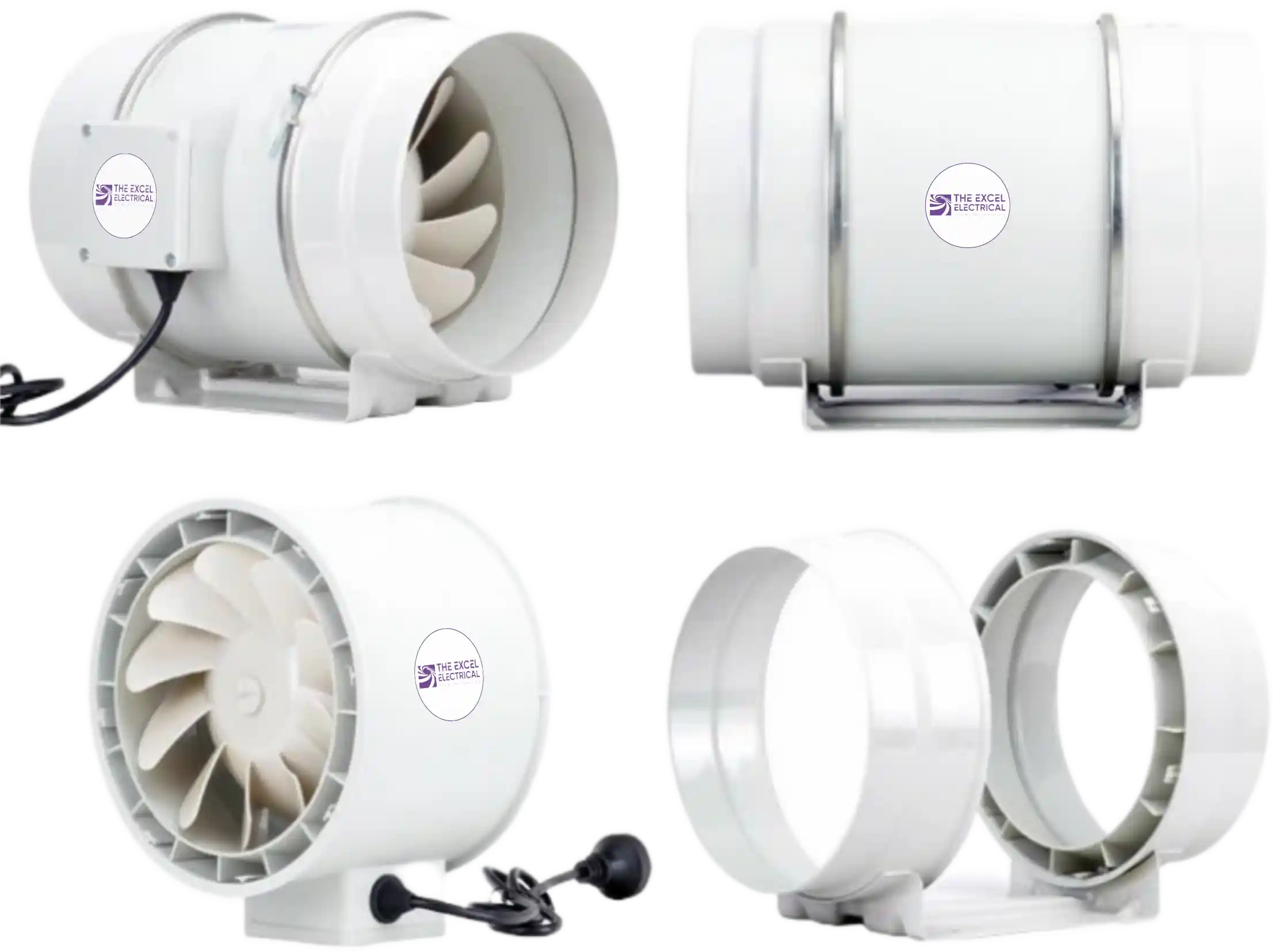 HF Diagonal Flow Duct Fan | High Efficiency & Low Noise Ventilation - Image 2